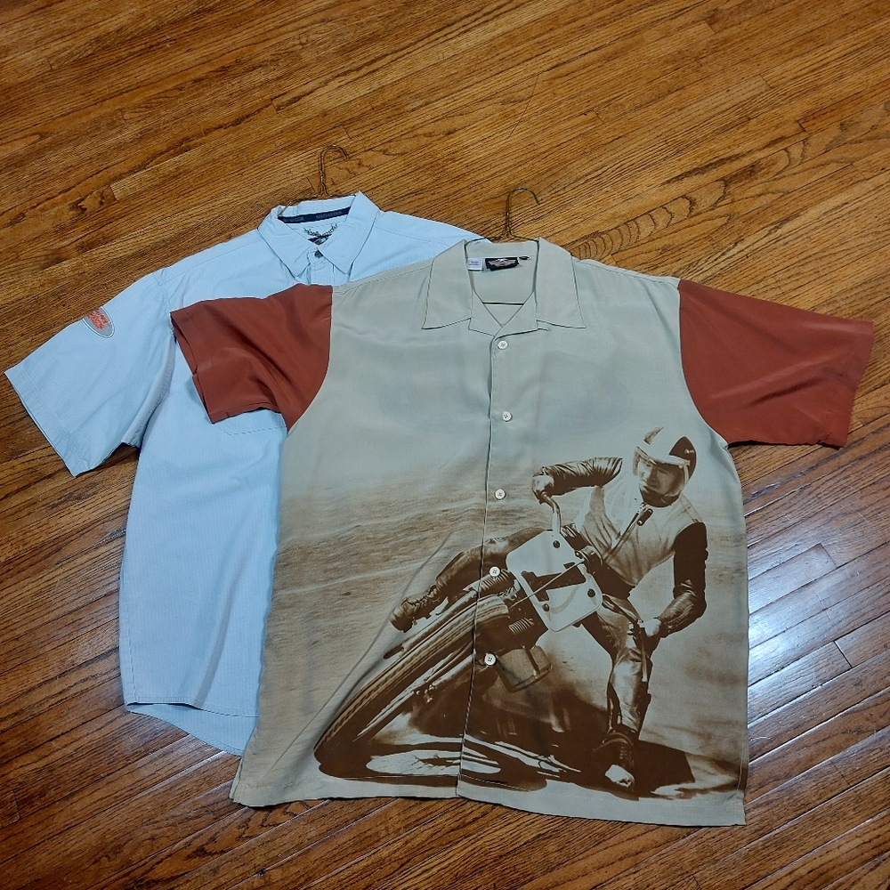 Harley Davidson Mens Button Downs Bundle - image 1